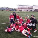 Claremorris Colts Mini rugby players at Sligo RFC