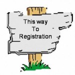 registration sign