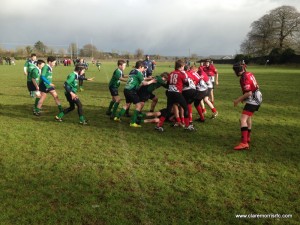 U13 ruck v Ballina