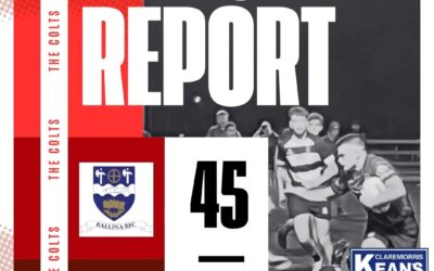 Colts U18 Mens vs Ballina Match Report 5-11-25
