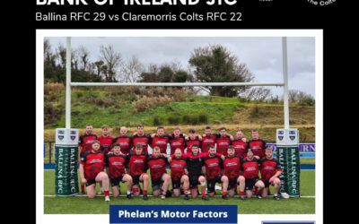 Colts Mens vs Ballina 2nd XV Match Report 2-11-25